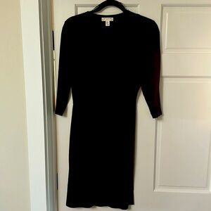 Me at faux wrap dress black size medium